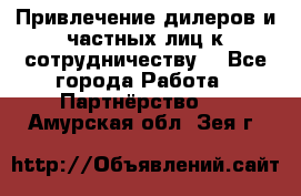 Привлечение дилеров и частных лиц к сотрудничеству. - Все города Работа » Партнёрство   . Амурская обл.,Зея г.